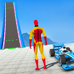 Superhero Formula Car Stunts