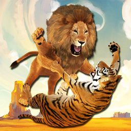 Ultimate Lion Vs Tiger: Wild Jungle Adventure