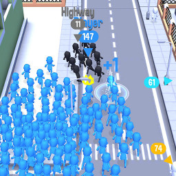 دانلود Crowd Join Run Clash City Count Master Running 3D