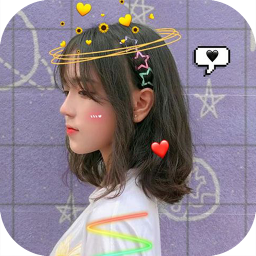 دانلود Live face sticker sweet camera