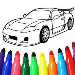 دانلود Car coloring games - Color car