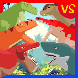 دانلود T-Rex Fights Dinosaurs