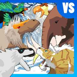 دانلود T-Rex Fights Ice Age Beasts