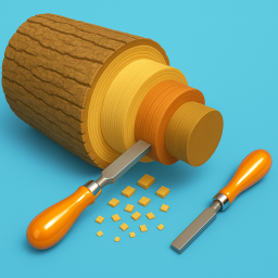 دانلود Wood Turning 3D - Carving Game