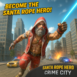 دانلود Crime Santa: Rope Hero