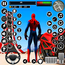 دانلود Superhero Tricky Bike Stunt