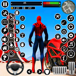 دانلود Superhero Tricky Bike Stunt