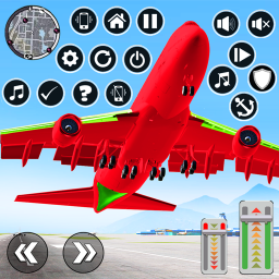دانلود Airplane Flight Sim Pilot Game