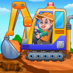 دانلود Kids Construction Vehicle Game