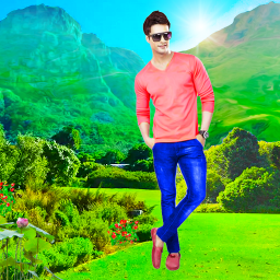 دانلود Green hill photo frame editor