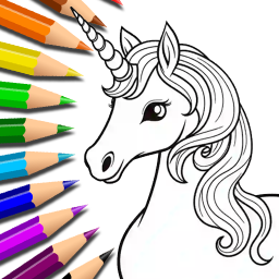 دانلود Unicorn Coloring Pages