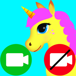 دانلود unicorn fake video call game