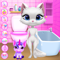 Kitty Kate and Little Unicorn