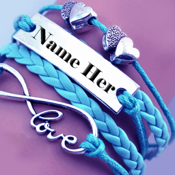 دانلود Name on necklace - Name art