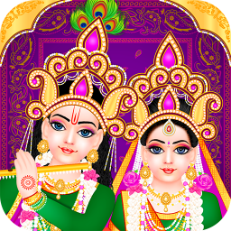 دانلود Lord Radha Krishna Live Temple