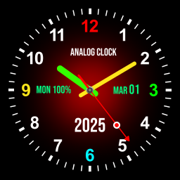 دانلود Live Analog Clock Wallpaper