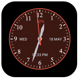 دانلود Analog Clock Wallpaper