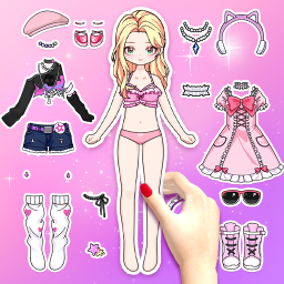 دانلود Anime Paper Doll DIY: Dress Up