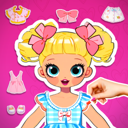 دانلود DIY Paper Doll Dressup Girls