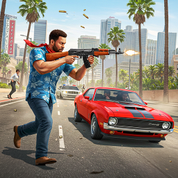 دانلود Vegas Gangster Crime Car Games