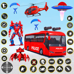 Bus Robot Wars: Car Robot Game