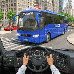 دانلود Police Bus Simulator Bus Games