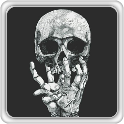 پس زمینه اسکلت  ( والپیپر )