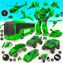 دانلود Army Bus Robot Bus Game 3D