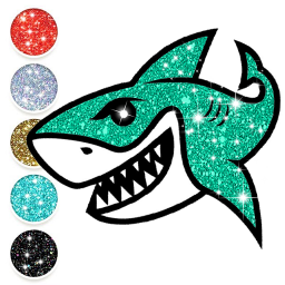 دانلود Baby Shark Glitter Coloring