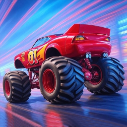 دانلود Monster Truck Racing For Kids