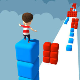 دانلود Cube Stacker Surfer Race Games