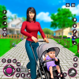 دانلود Single Mom Sim Mother Games