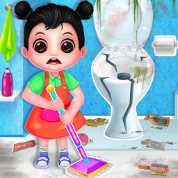 دانلود Home Clean Up Girl Game