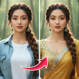 دانلود AI Saree Dress Swap: MiSaree