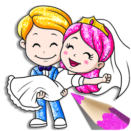 دانلود Bride and Groom Coloring book