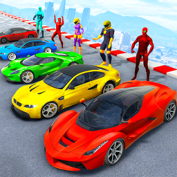 دانلود Superhero Game: Ramp Car Stunt