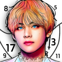 دانلود Kpop Paint by Numbers BT21