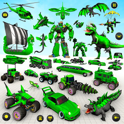 دانلود Heli Robot Car Game:Robot Game