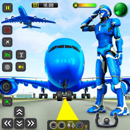 دانلود Robot Pilot Airplane Games 3D