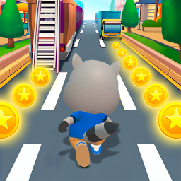 دانلود Raccoon Fun Run: Running Games