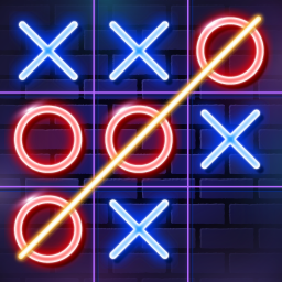 دانلود Tic Tac Toe Glow: 2 Player XO