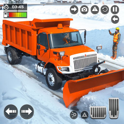 دانلود Snow Blower Truck Driver Sim