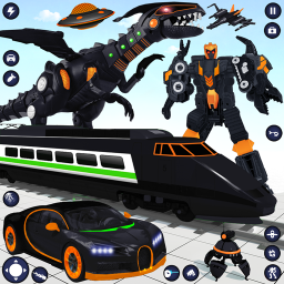 دانلود Dino Transform Robot Car Game