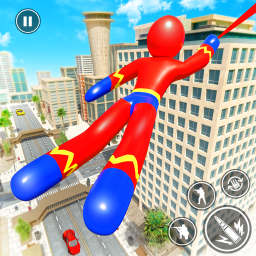 دانلود Stickman Rope Superhero Game