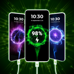 دانلود 3D Battery Charging Animation