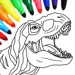 دانلود Dino Coloring Game دانلود Dino Coloring Game