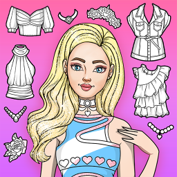 دانلود Girl Coloring Dress Up Games دانلود Girl Coloring Dress Up Games