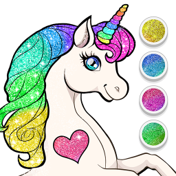 دانلود Unicorn Dress Up Coloring Book