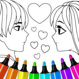 دانلود Valentines love coloring book