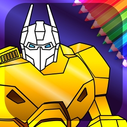 دانلود Robots City Coloring for Boys